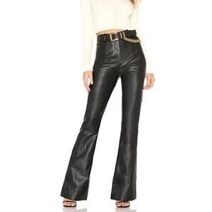 Revolve Majorette | M |  Vegan Faux Leather Bootcut Pants Jeans 32" inseam